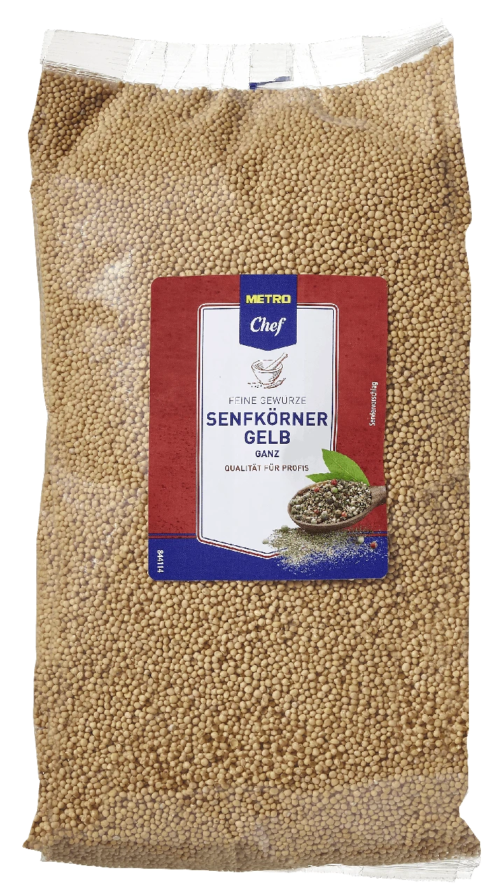 METRO Chef Senfkörner Gelb Ganz (710 G) 5 METRO Chef Senfkörner Gelb Ganz (710 G) – Bild 5