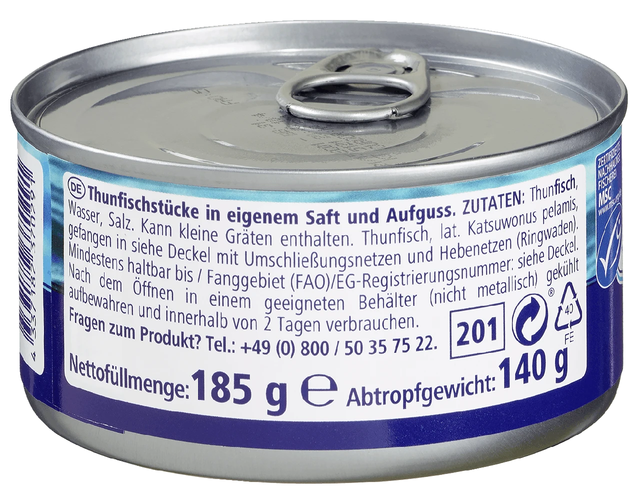 METRO Chef MSC Thunfisch Stücke (185 G) 6 METRO Chef MSC Thunfisch Stücke (185 G) – Bild 6