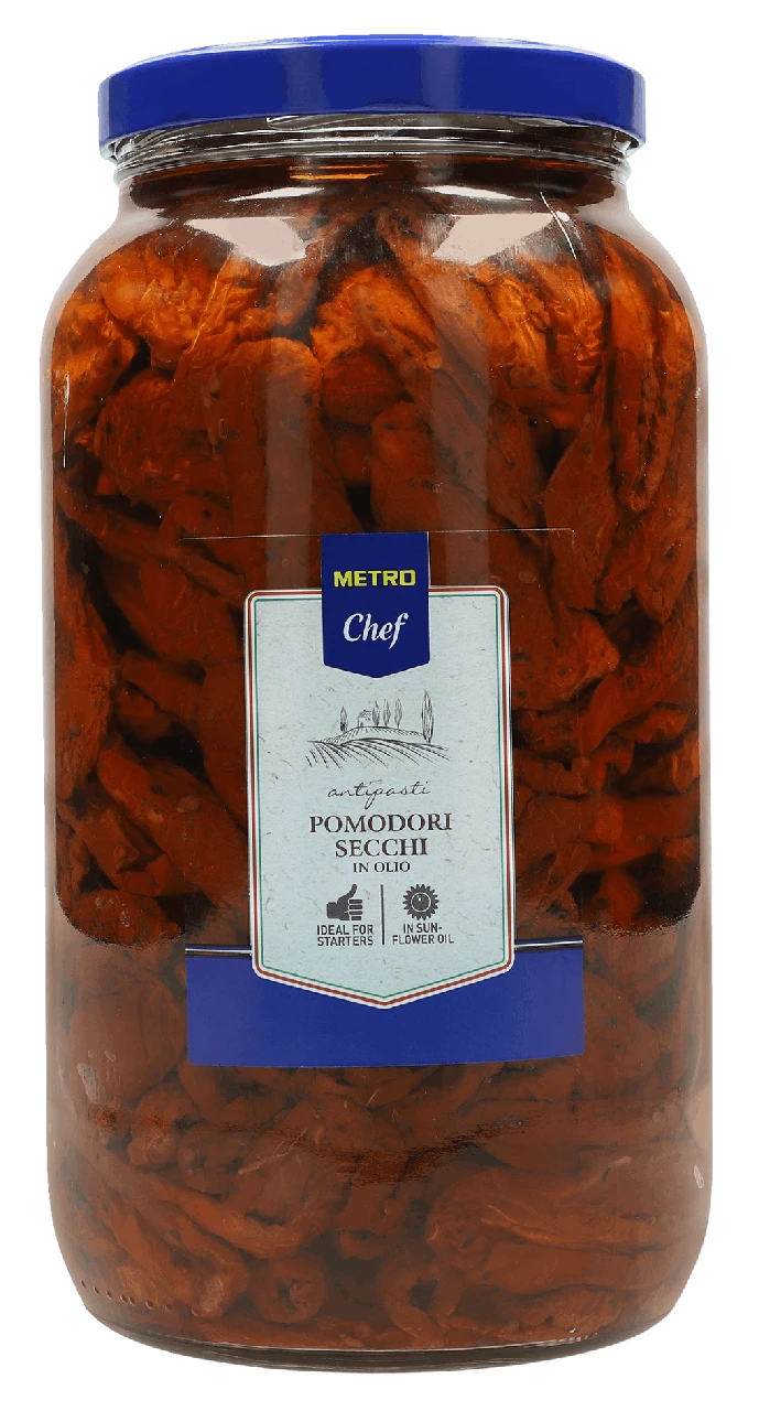 METRO Chef Getrocknete Tomaten In Sonnenblumenöl (3,1 L) 1 METRO Chef Getrocknete Tomaten In Sonnenblumenöl (3,1 L)