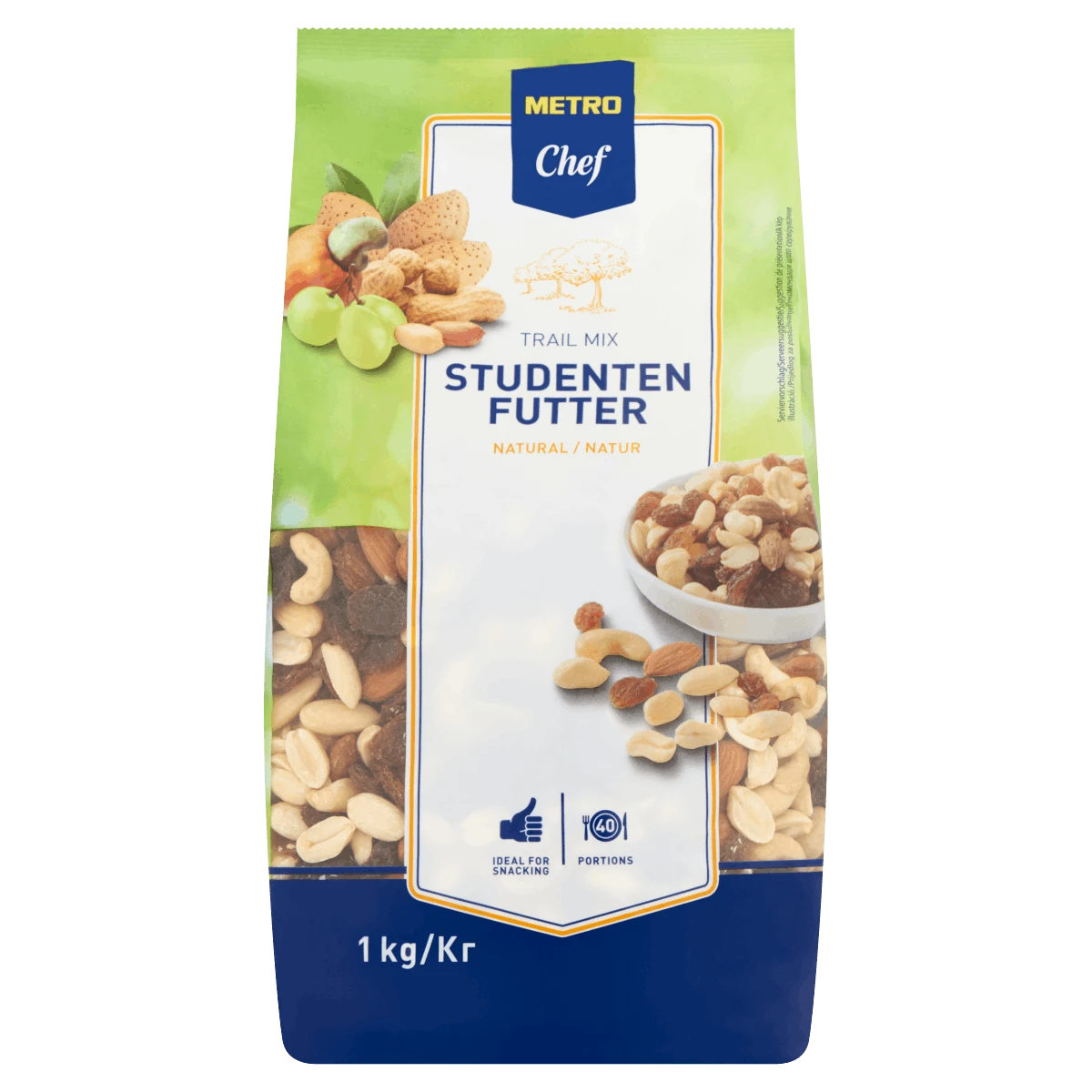 Metro Chef Studentenfutter Mit Rosinen (1 Kg) 1 Metro Chef Studentenfutter Mit Rosinen (1 Kg)