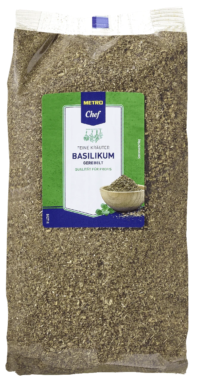 METRO Chef Basilikum Gerebelt (140g) 5 METRO Chef Basilikum Gerebelt (140g) – Bild 5
