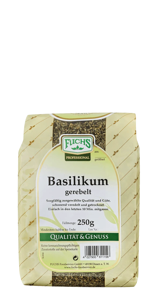 METRO Chef Basilikum Gerebelt (140g) 4 METRO Chef Basilikum Gerebelt (140g) – Bild 4