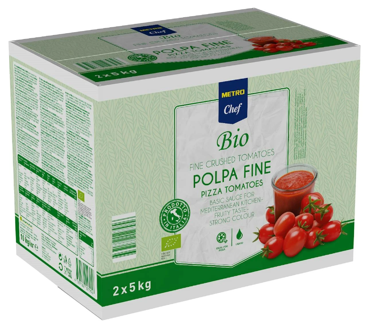 Metro Chef Bio Polpa Fine (2 X 5 Kg) 1 Metro Chef Bio Polpa Fine (2 X 5 Kg)
