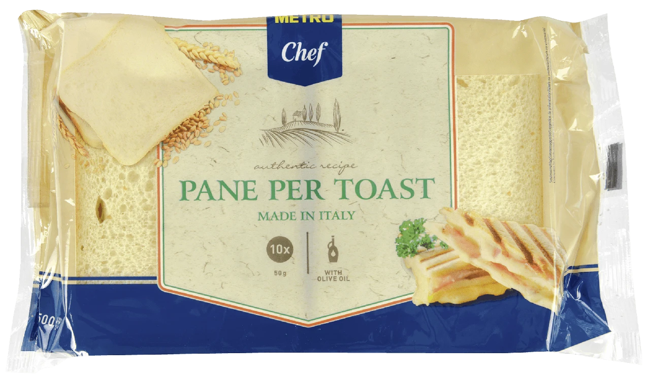 METRO Chef Maxi Toast 8 X 500 G (4 Kg) 1 METRO Chef Maxi Toast 8 X 500 G (4 Kg)