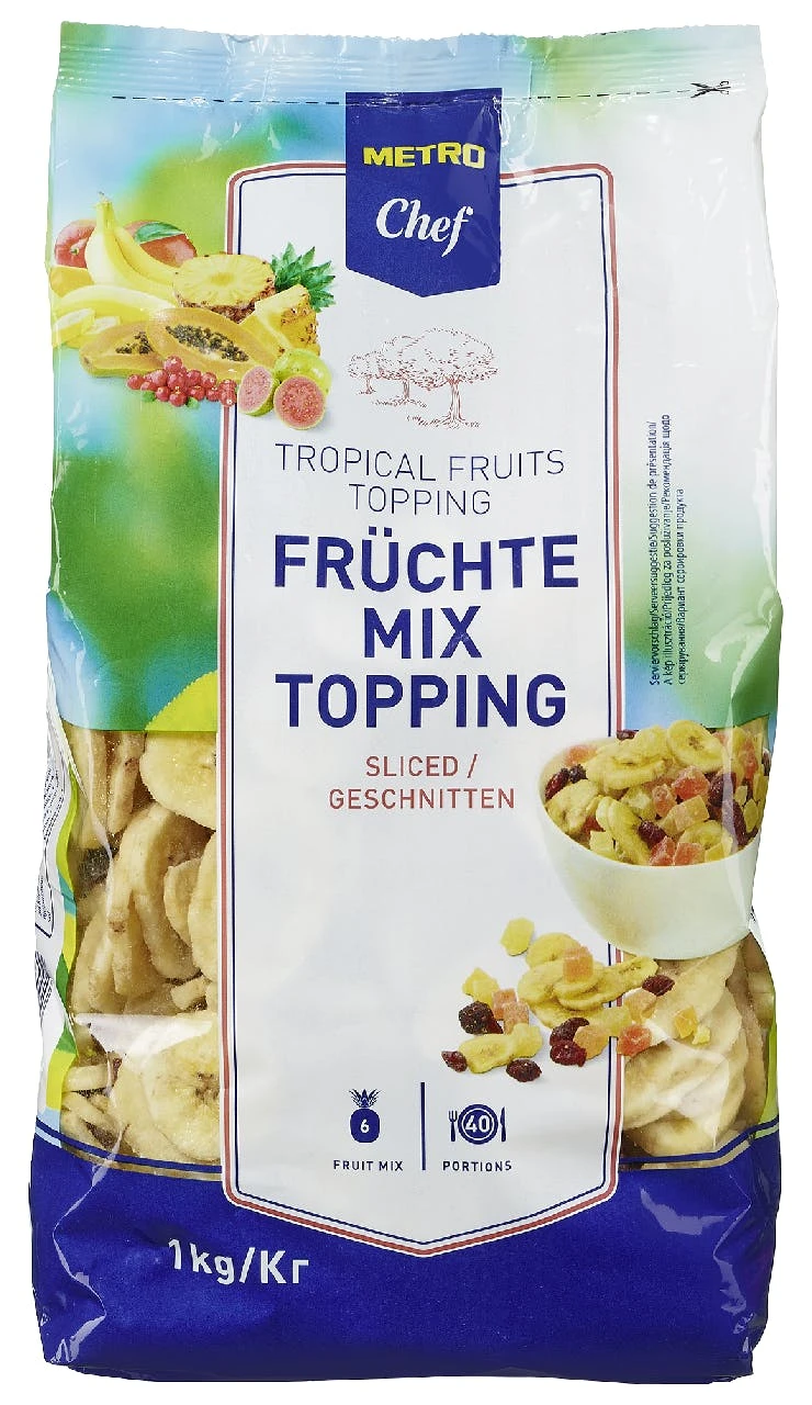 METRO Chef Tropical Früchte Topping Mix (1 Kg) 4 METRO Chef Tropical Früchte Topping Mix (1 Kg) – Bild 4