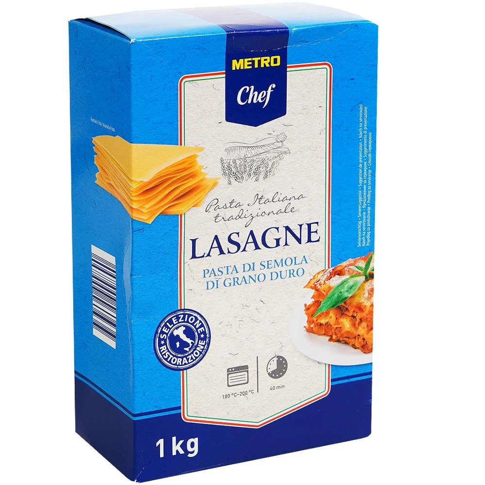 METRO Chef Lasagneblätter(1 Kg) 1 METRO Chef Lasagneblätter(1 Kg)