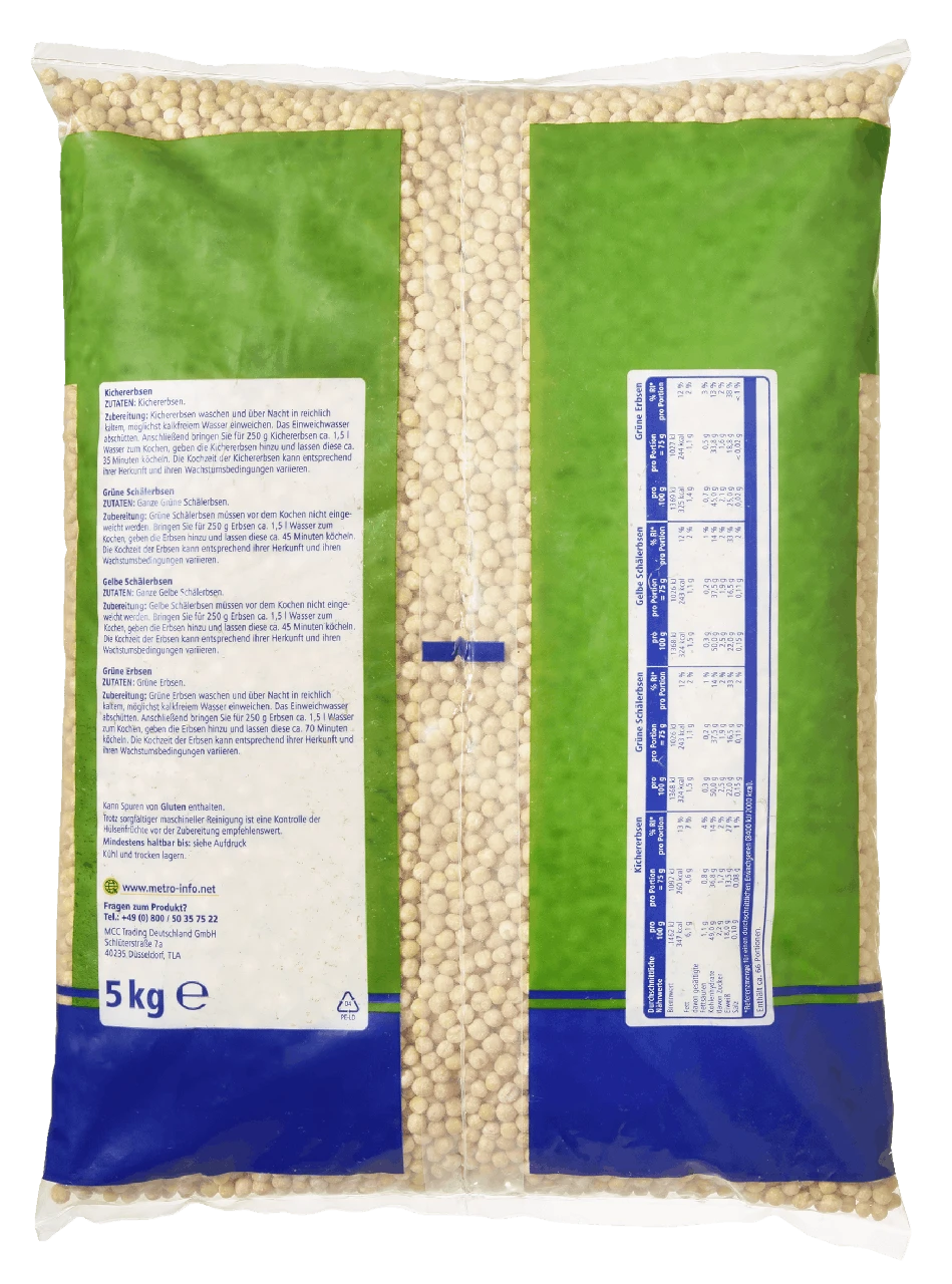 METRO Chef Gelbe Schälerbsen (5 Kg) 6 METRO Chef Gelbe Schälerbsen (5 Kg) – Bild 6