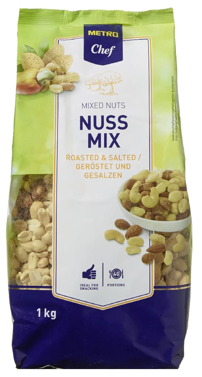 METRO Chef Cashewkerne Gesalzen & Geröstet (1 Kg) 3 METRO Chef Cashewkerne Gesalzen & Geröstet (1 Kg) – Bild 3