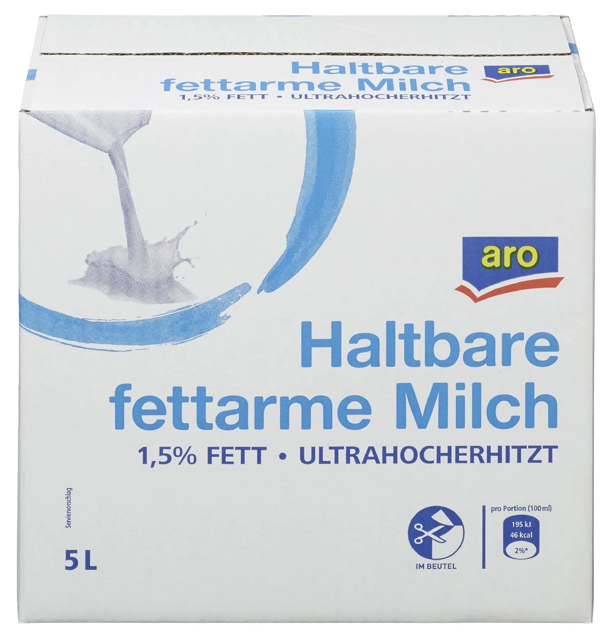 METRO Chef Fettarme H-Milch 1,5 % Fett (5 L) 2 METRO Chef Fettarme H-Milch 1,5 % Fett (5 L) – Bild 2