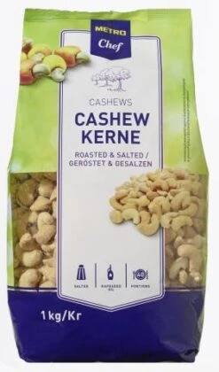 METRO Chef Cashewkerne Gesalzen & Geröstet (1 Kg)